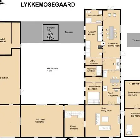 Holiday home Lykkemosegaard - Gammel Gard Midt I Naturen *